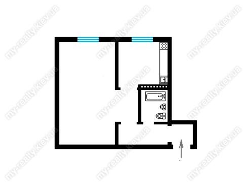 квартира по адресу Метростроевская ул., 5