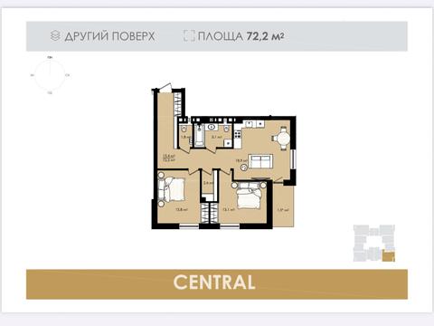 квартира по адресу Даниила Галицкого ул., 2а