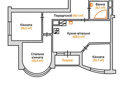 квартира за адресою Йорданська вул. (Лайоша Гавро), 9-К