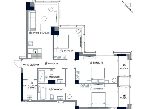 квартира за адресою Антоновича вул. (Горького), 136