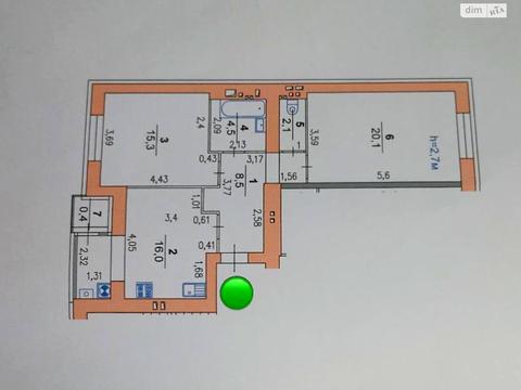 квартира за адресою Панаса Мирного вул., 20/2