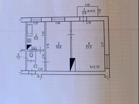 квартира за адресою Івана Мазепи просп. (Петровського), 30