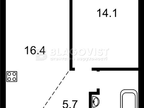 квартира по адресу Виктора Некрасова ул. (Північно-Сирецька), 10-А