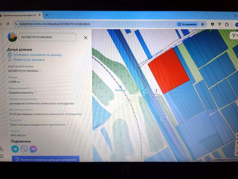 ділянка за адресою Центральна