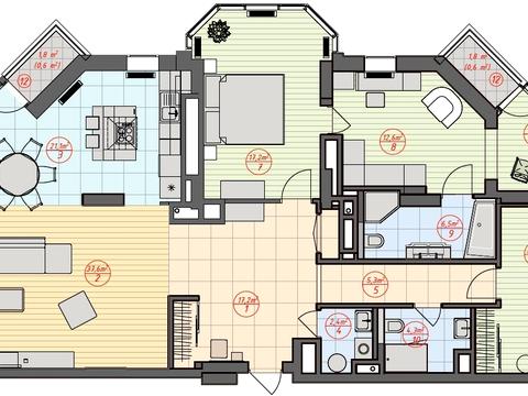 квартира по адресу Болсуновская ул. (Сергея Струтинского), 2