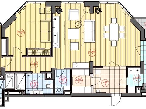 квартира по адресу Болсуновская ул. (Сергея Струтинского), 2