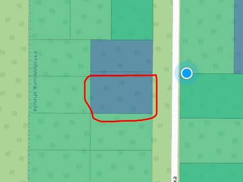 ділянка за адресою святощенську