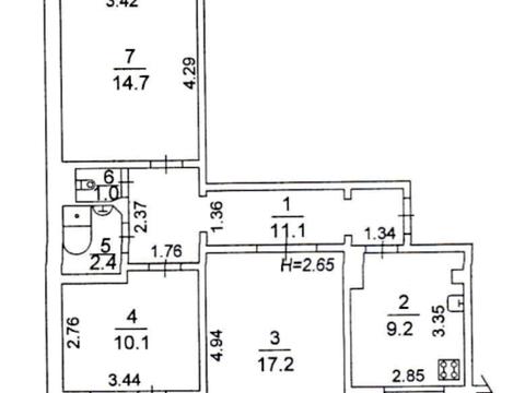 квартира за адресою Академіка Корольова просп., 4