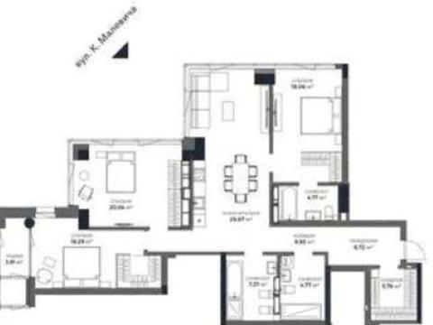 квартира по адресу Антоновича ул. (Горького), 136