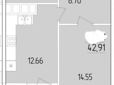 квартира за адресою Краснова вул., 1-Б