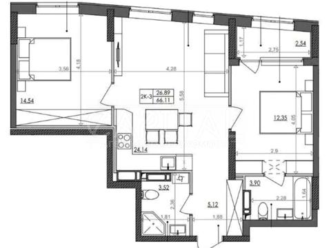 квартира за адресою вул. Столичне шосе, 2а