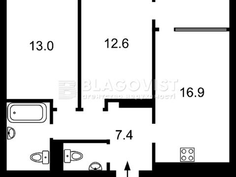 квартира по адресу Днепровская набережная ул., 18-А