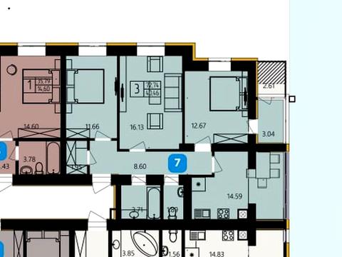 квартира по адресу Степана Бандери ул., 36