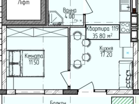 квартира по адресу Богомольца ул., 15