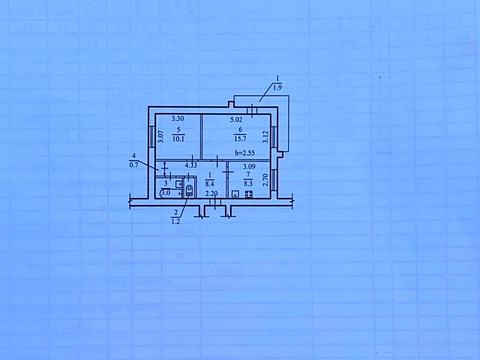 квартира по адресу Тополя-3 жилой массив ул., 8