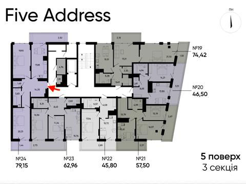 квартира за адресою Івана Раковського вул., 24А
