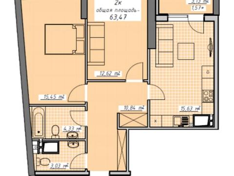 квартира за адресою Одеса, Курортний пров., 2/3