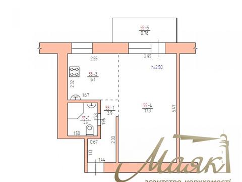 квартира за адресою Космічна вул., 100