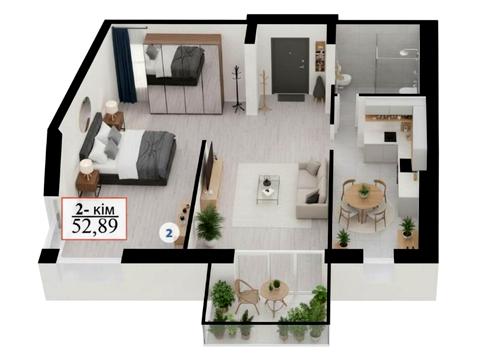 квартира за адресою Гетьмана Мазепи вул., 168Л