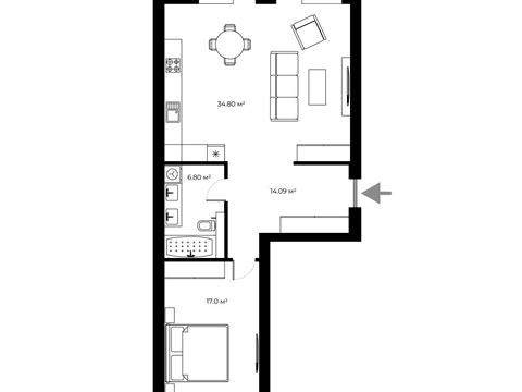 квартира за адресою Тиводара Легоцького вул., 80