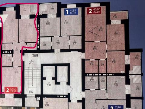 квартира по адресу Озёрная ул., 6/1