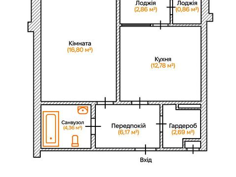 квартира за адресою Івана Виговського вул. (Маршала Гречка), 10-Г