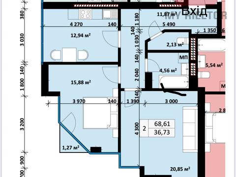квартира за адресою Анатолія Тегзи вул. (Возз'єднання), 19