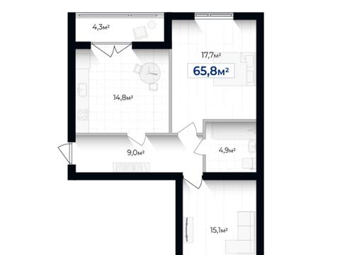 квартира по адресу Бастіонна ул., 7