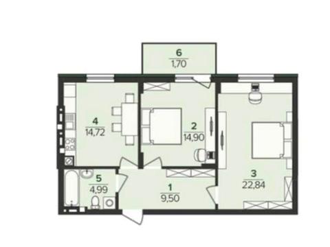 квартира за адресою Свободи вул., 22