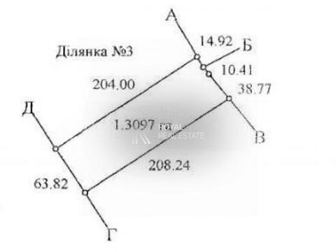 участок по адресу Центральна