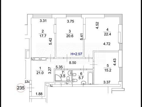 квартира по адресу Зверинецкая ул., 70-А