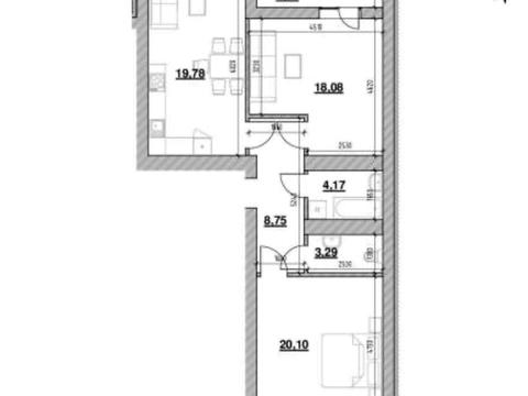 квартира за адресою Залізнична вул., 9Б