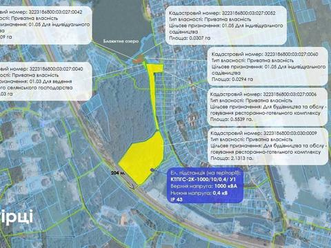 ділянка за адресою смт. Козин, 