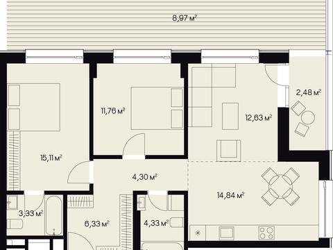 квартира по адресу Пимоненко ул. (Донбассовская), 9