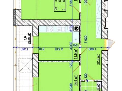 квартира за адресою Приозерна вул., 25