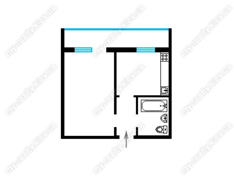 квартира за адресою Кловський узвіз (Кловський), 20