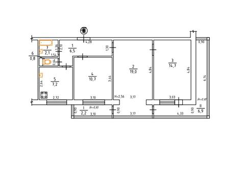 квартира за адресою Олександра Бринжали вул. (Тешебаєва), 1