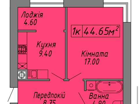 квартира по адресу Степана Бандеры ул., 60а
