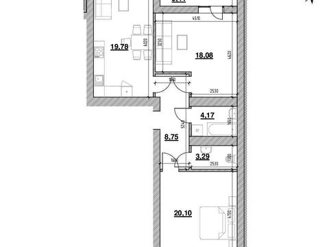 квартира за адресою Залізнична вул., 9Б