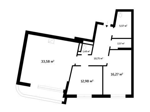 квартира по адресу Днепровская набережная ул., 17-К