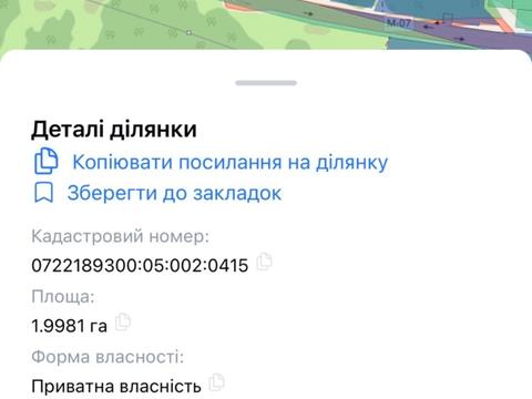 ділянка за адресою 