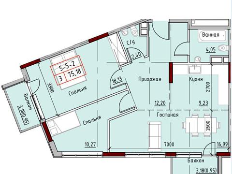 квартира за адресою Маячний пров., 7