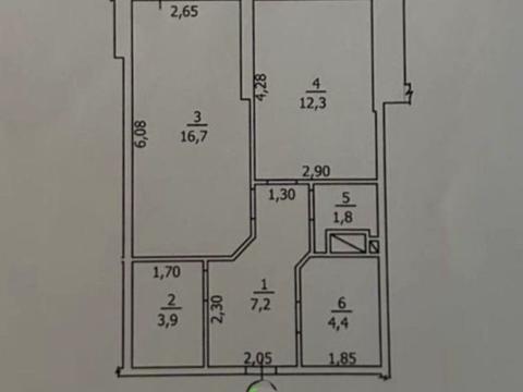 квартира по адресу Жаботинского ул. (Пролетарская улица), 56а