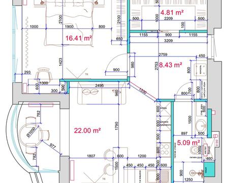 квартира за адресою Богдана Хмельницького вул., 58-А