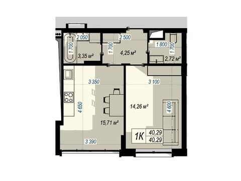 квартира за адресою Хіміків вул., 9