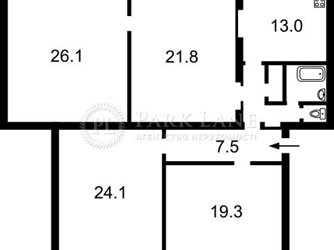 квартира по адресу Евгения Коновальца ул. (Щорса), 17