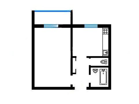 квартира по адресу Петра Григоренко просп., 3-В