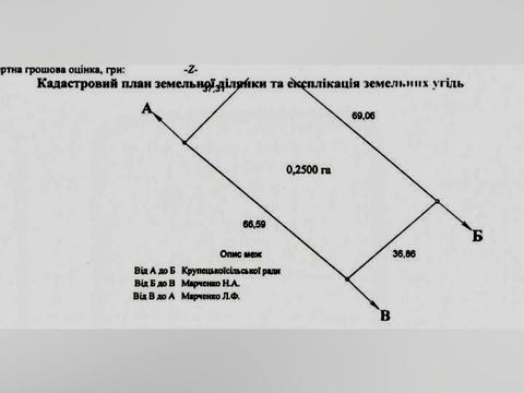 участок по адресу 
