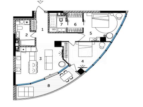 квартира по адресу Иоанна Павла II ул. (Лумумбы Патриса), 12