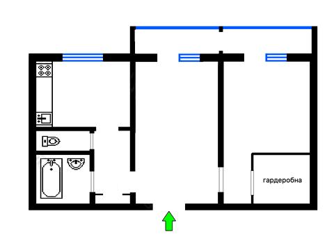 квартира по адресу Ирпенская ул., 64